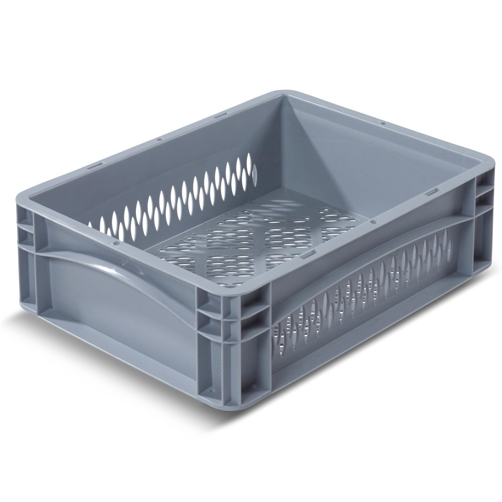 Illustration du produit: Alpha Eurobox en PP avec parois perforées, 11,2 litres, haut. x larg. x prof. 120 x 400 x 300 mm