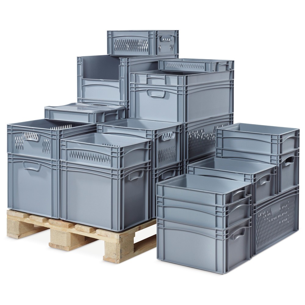 N° de l'image du produit 2 : Alpha Eurobox en PP à parois fermées, 6,4 litres, haut. x larg. x prof. 70 x 400 x 300 mm