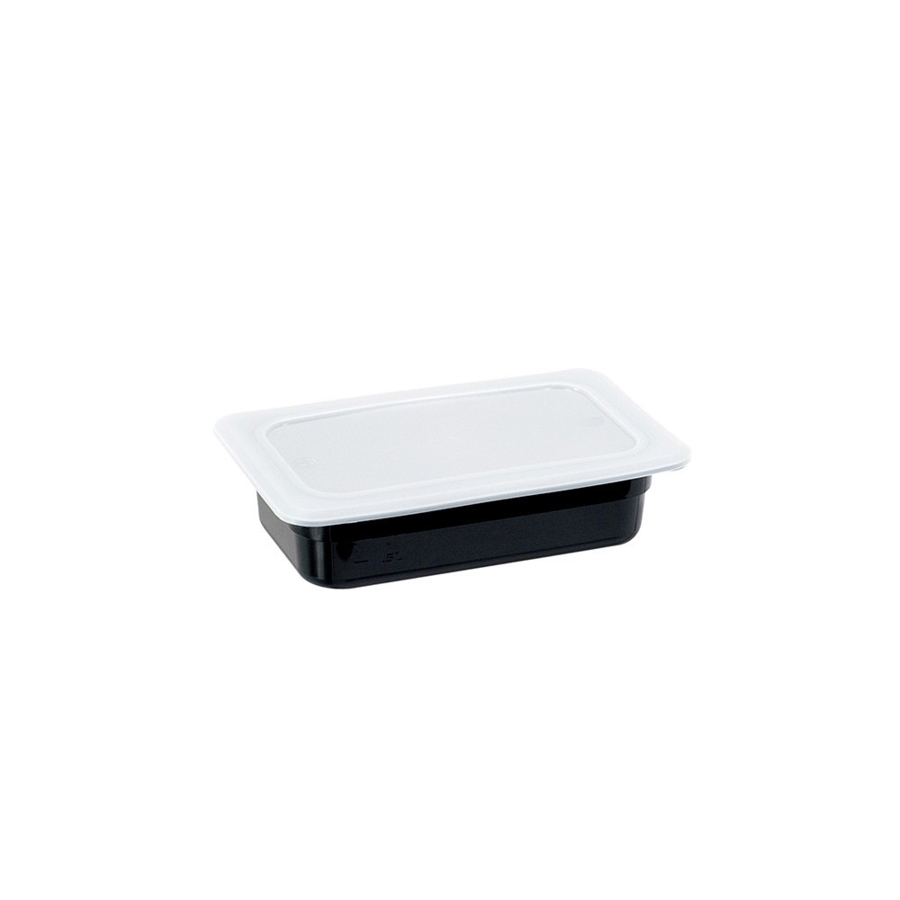 N° de l'image du produit 2 : Bac Gastronorm Stalgast, polycarbonate, noir, GN 1/4 (65 mm)