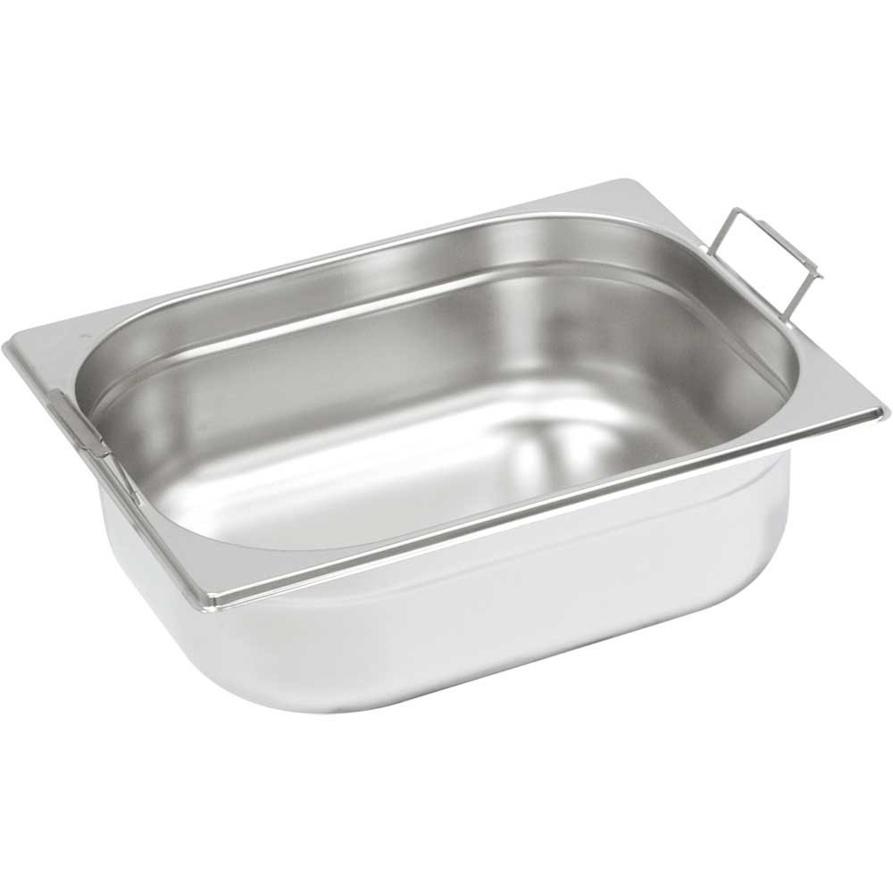 N° de l'image du produit 1 : Bac Gastronorm Stalgast série NEW MODEL, GN 1/2 (100mm), avec poignées rabattables