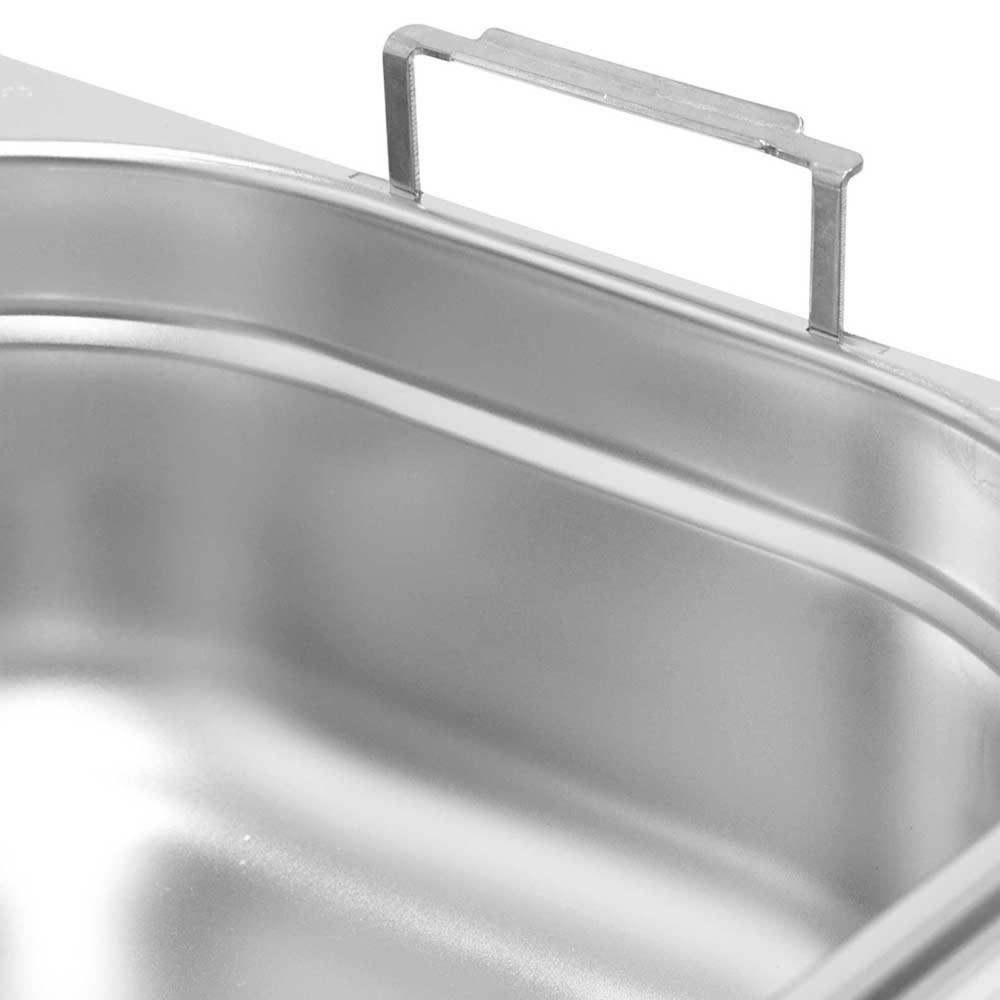 N° de l'image du produit 2 : Bac Gastronorm Stalgast série NEW MODEL, GN 1/2 (100mm), avec poignées rabattables