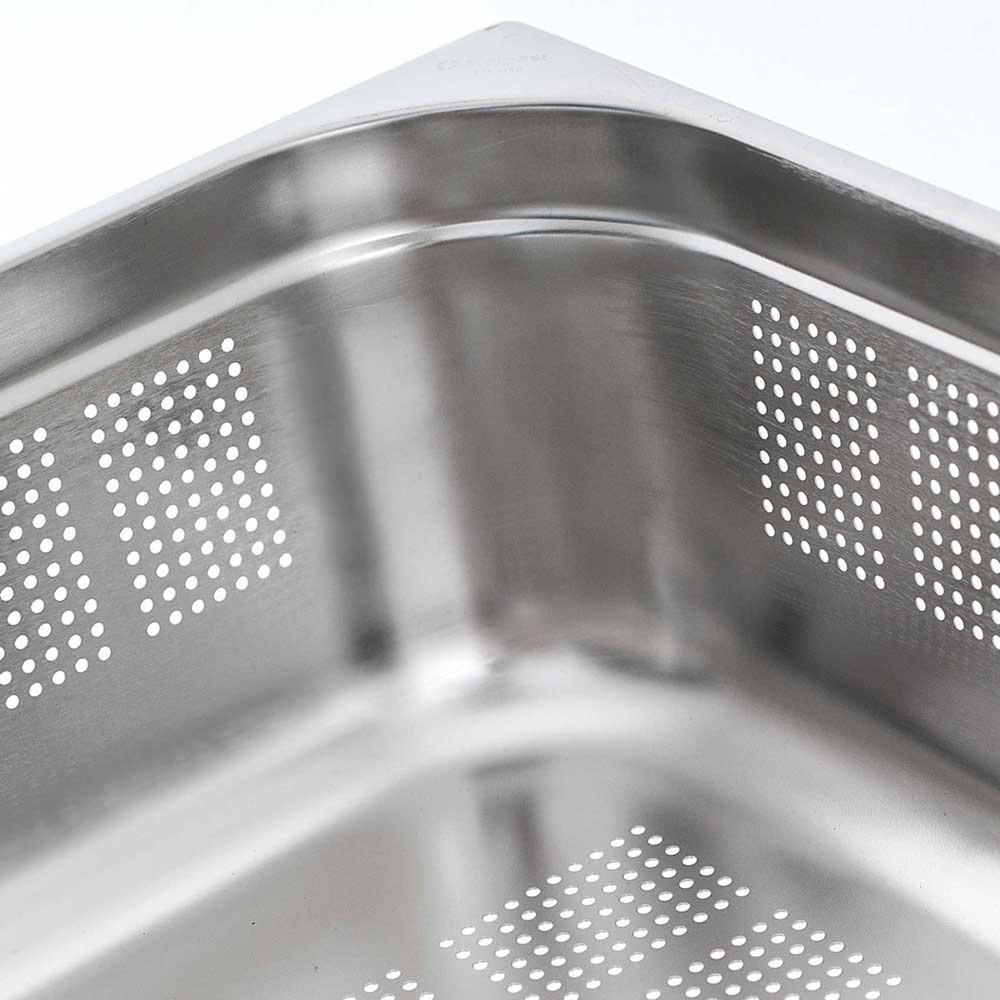 N° de l'image du produit 3 : Bac Gastronorm Stalgast série STANDARD, GN 1/2 (150mm), perforé