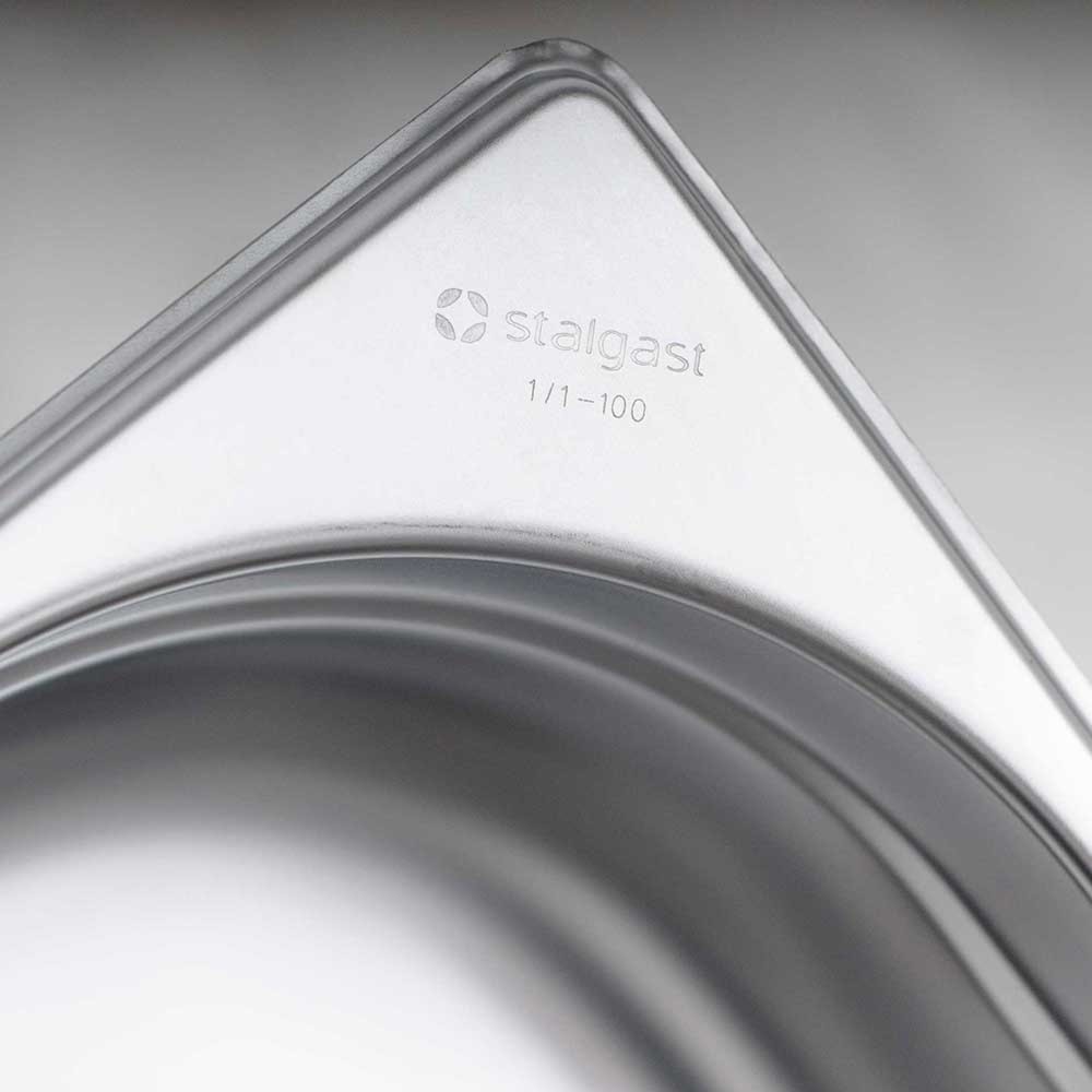 N° de l'image du produit 2 : Bac Gastronorm Stalgast série STANDARD, GN 1/6 (150mm)