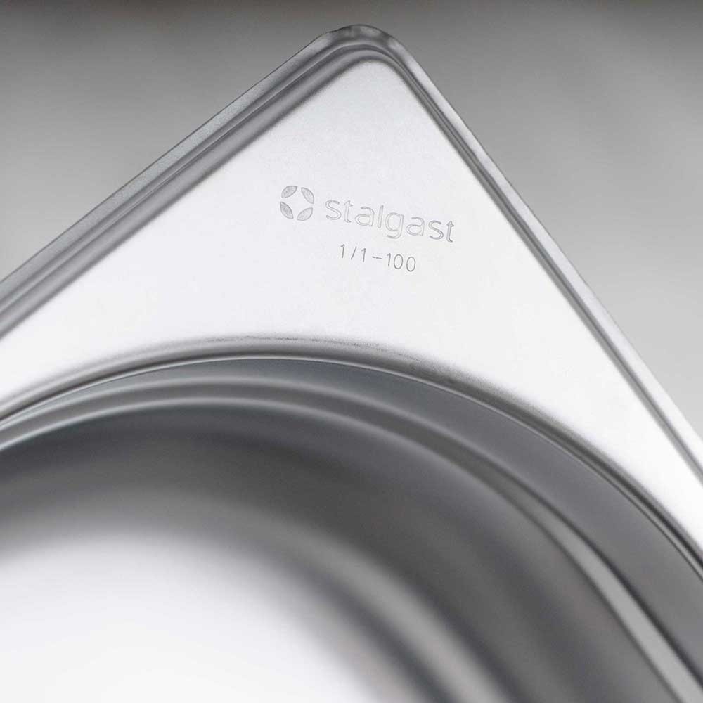 N° de l'image du produit 2 : Bac Gastronorm Stalgast série STANDARD, GN 2/3 (65mm)