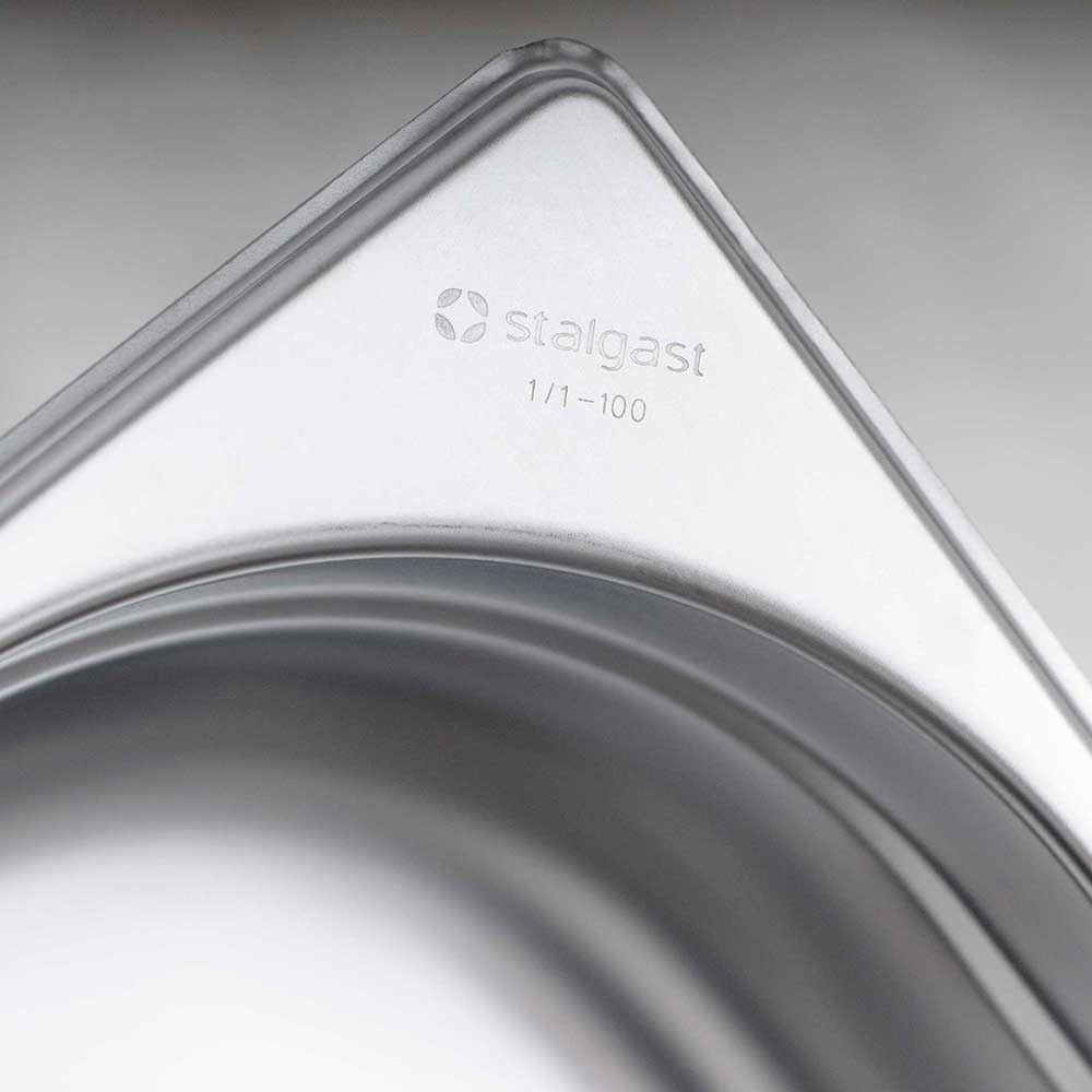 N° de l'image du produit 2 : Bac Gastronorm Stalgast série STANDARD, GN 2/4 (65mm)