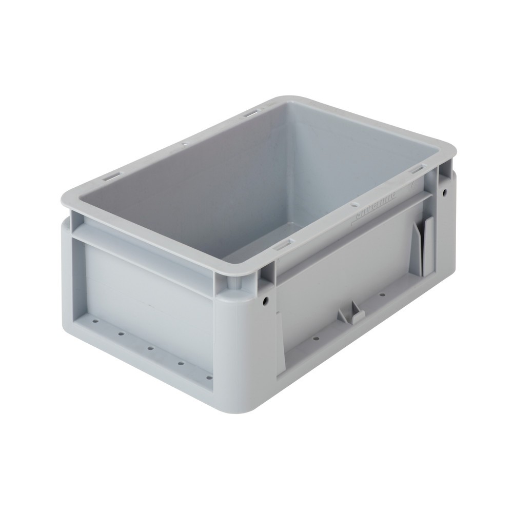 Illustration du produit: Alpha Eurobox Premium en PP à parois fermées, haut. x larg. x prof. 120 x 300 x 200 mm, gris