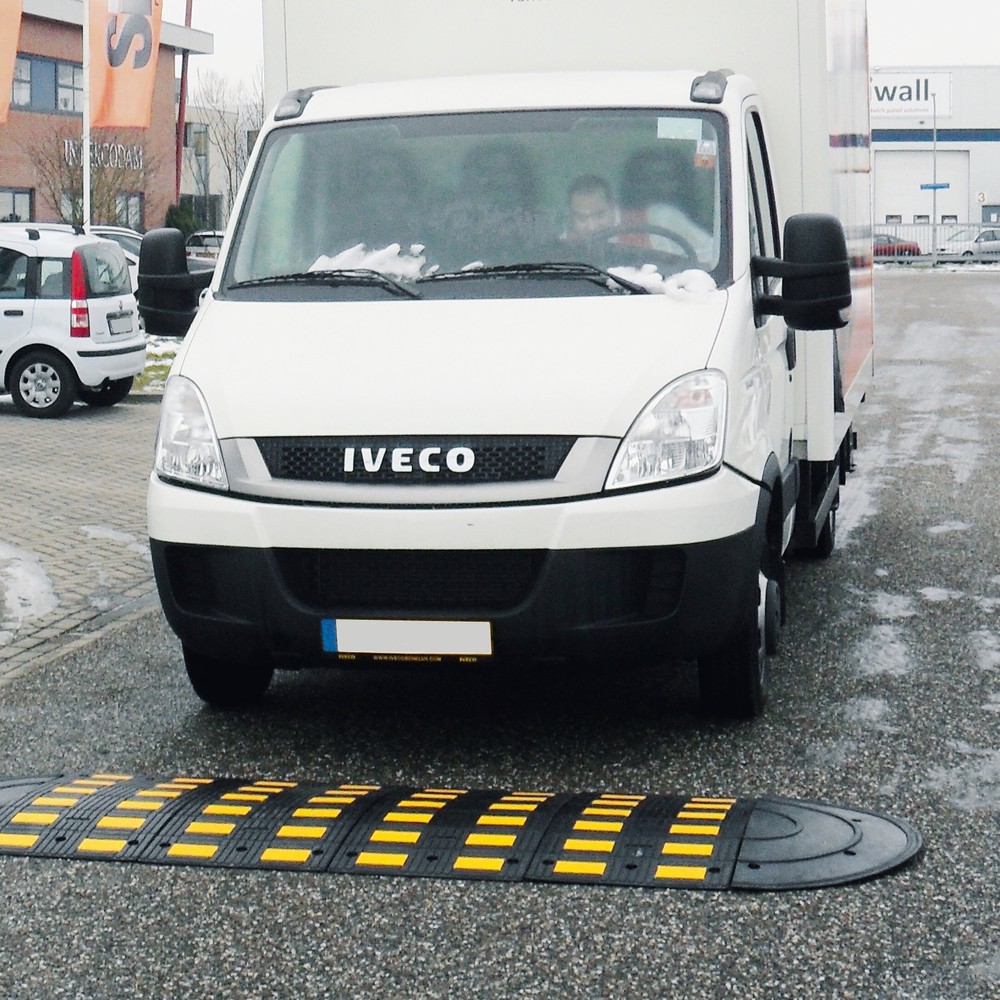 Número de imagen del producto 3: MORAVIA badén reductor SafeRide®, < 30 km/h, elemento de cierre con pitones, altura de construcción 50 mm, negro
