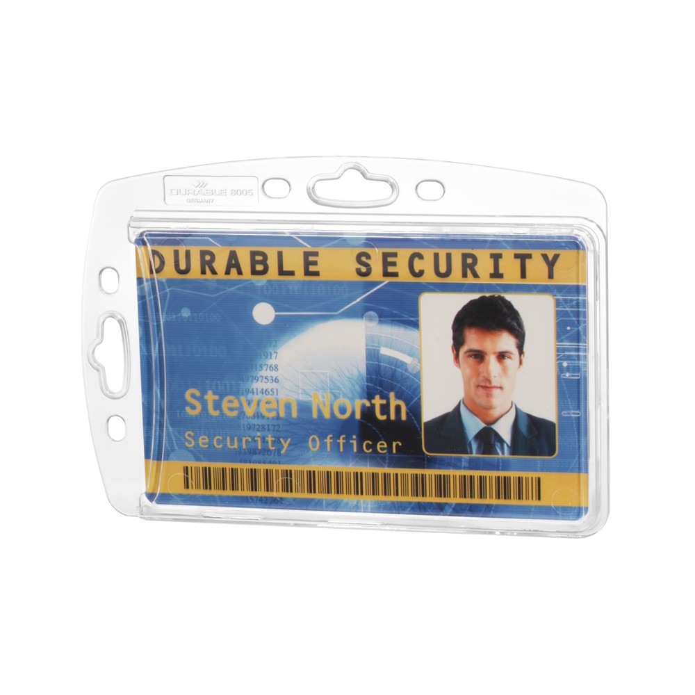 N° de l'image du produit 2 : Badge porte-carte DURABLE pour 1 carte d’entreprise, sans fixation