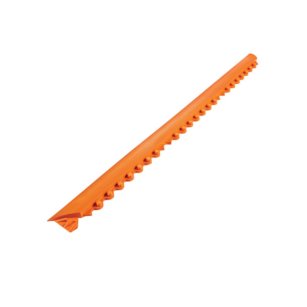 N° de l'image du produit 3 : Baguette pour dalle anti-fatigue en caoutchouc nitrile, mâle, lxP 910 x 52 mm, orange