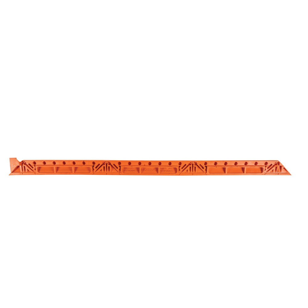 N° de l'image du produit 4 : Baguette pour dalle anti-fatigue en caoutchouc nitrile, mâle, lxP 1 520 x 52 mm, orange