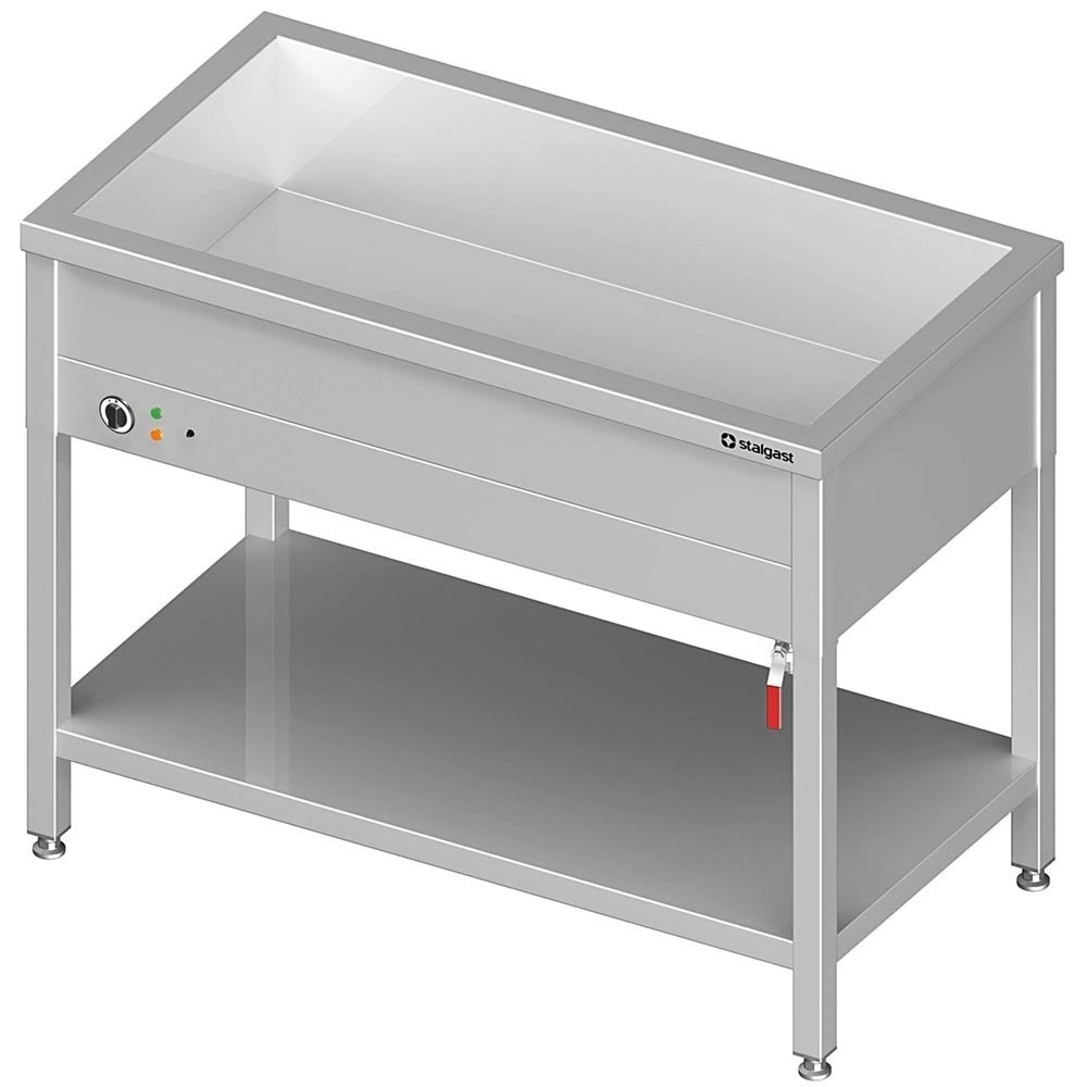 Illustration du produit: Bain-marie Stalgast autonome avec un bac, pour 2x GN1/760x600x850 mm
