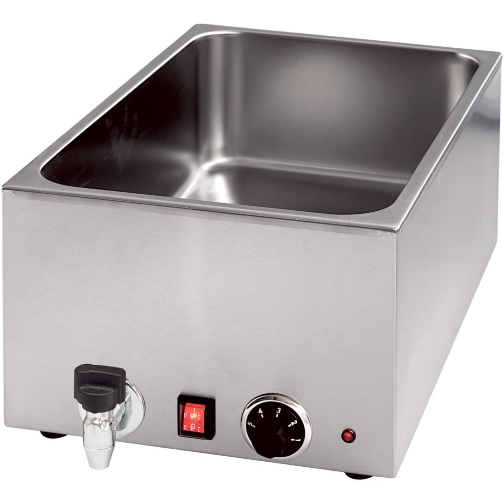 Illustration du produit: Bain-marie Stalgast avec robinet de vidange GN1/1 hauteur 150 mm
