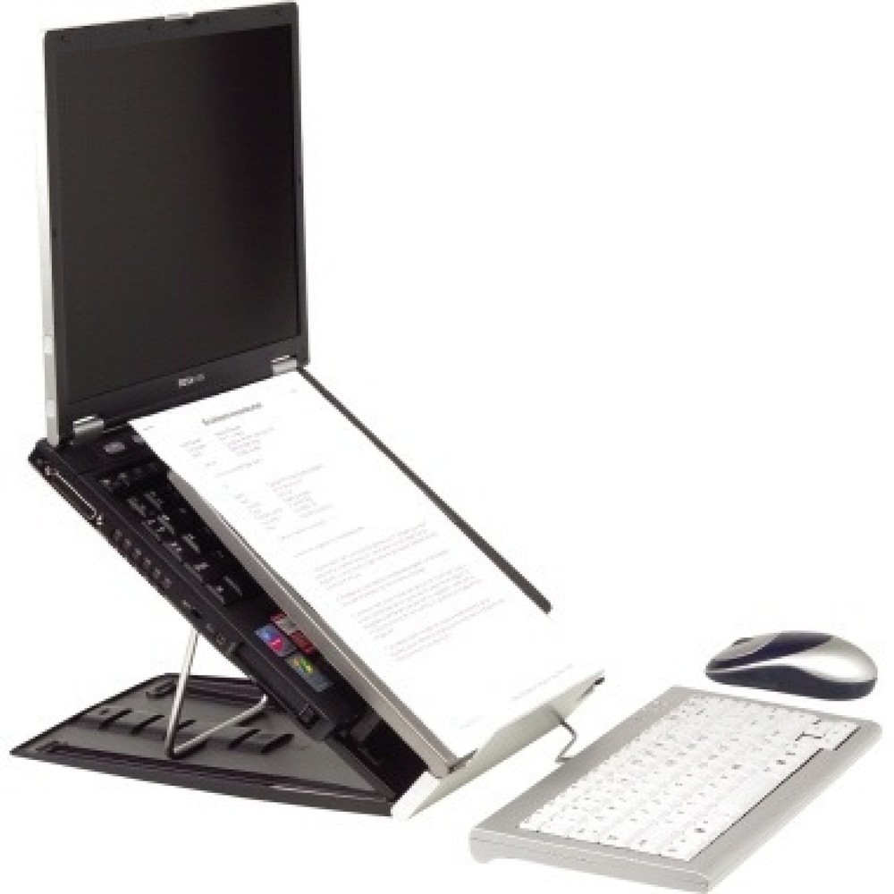 Produktabbildung Nr. 3: BakkerElkhuizen Laptophalter Ergo-Q 330 17Zoll silber/schwarz