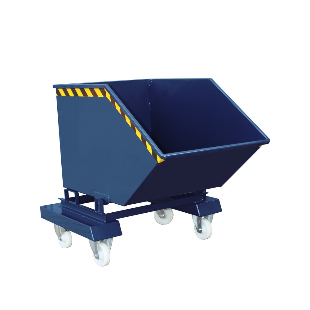 Product afbeelding: Bakwagen Eichinger® met wielen en vorkkokers, 300 kg, 200 liter, gentiaanblauw