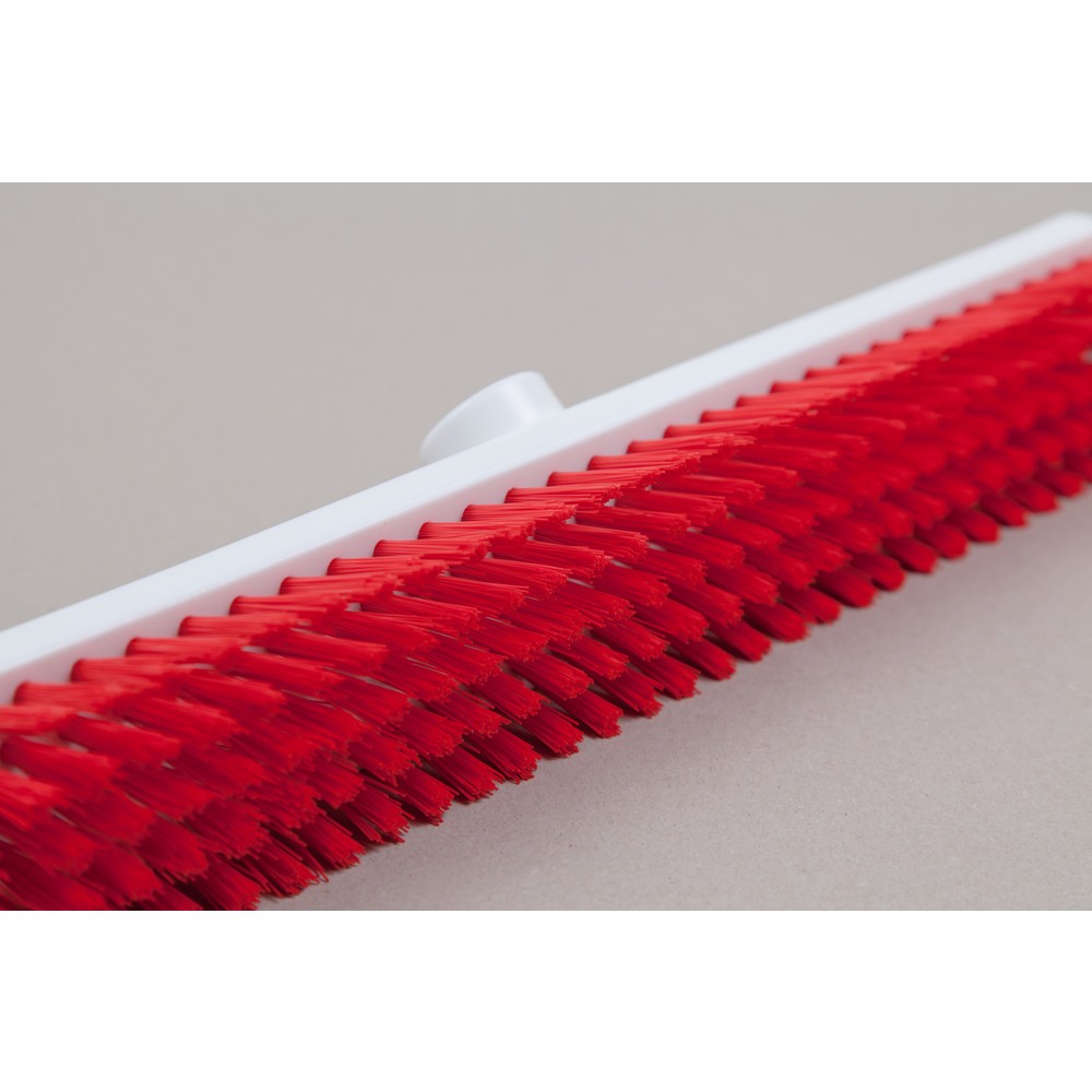 N° de l'image du produit 2 : Balai-brosse hygiénique, plastique, filet alld, poils en polyester 0,50, dur, 450 mm, rouge