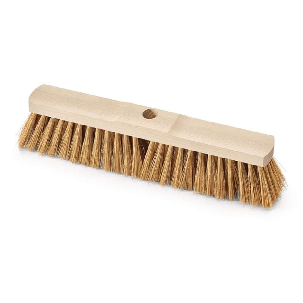 N° de l'image du produit 2 : Balais fibre synthétique poly-coco L. 500 mm Corps en hêtre avec trou d’emmanche