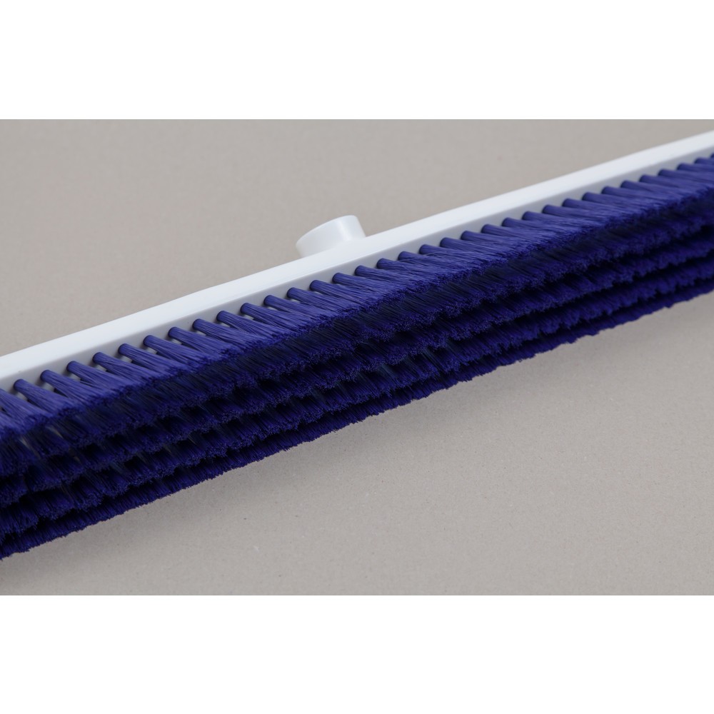 N° de l'image du produit 2 : Balai de salle hygiénique, plastique, filet alld, poils en polyester 0,25, doux, 600 mm, bleu