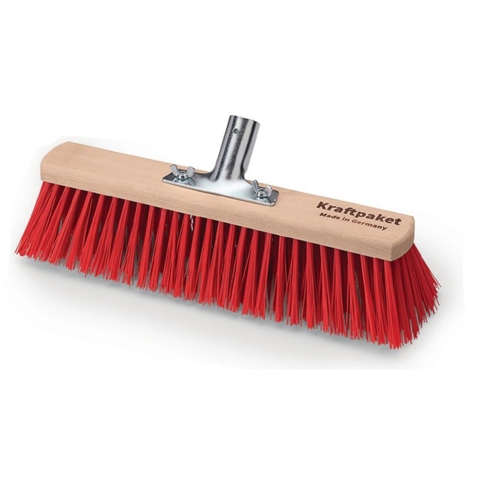 Illustration du produit: Balais Elaston longueur 400 mm avec porte-manche métal bois plat KRAFTPAKET