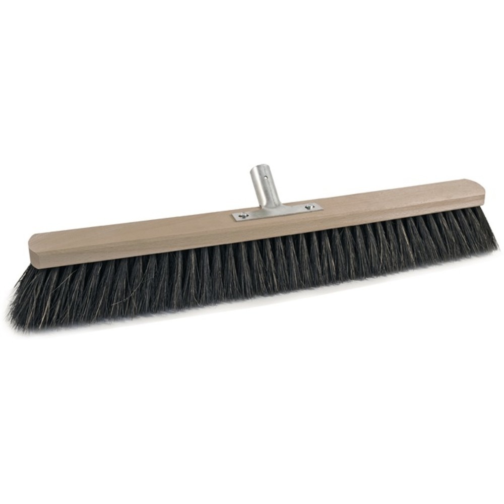 N° de l'image du produit 2 : Balais longueur Arenga 600 mm avec porte-manche métal bois plat SOREX