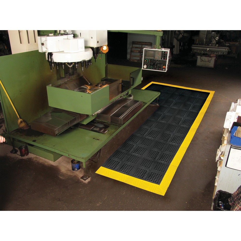 Número de imagen del producto 8: Esquina para placas de suelo con sistema de encajado, PVC, perforada, An x F 305 x 305 mm negra