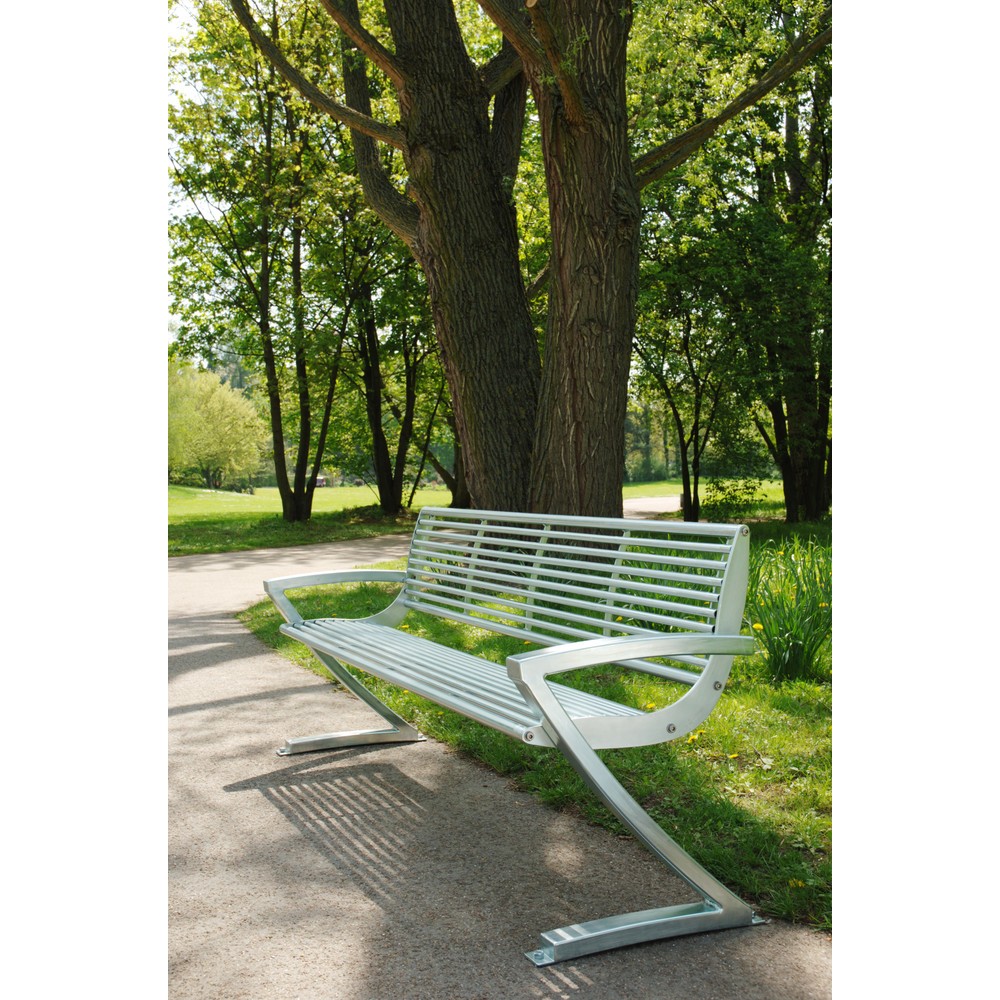 N° de l'image du produit 2 : Banc Carisma en acier inoxydable