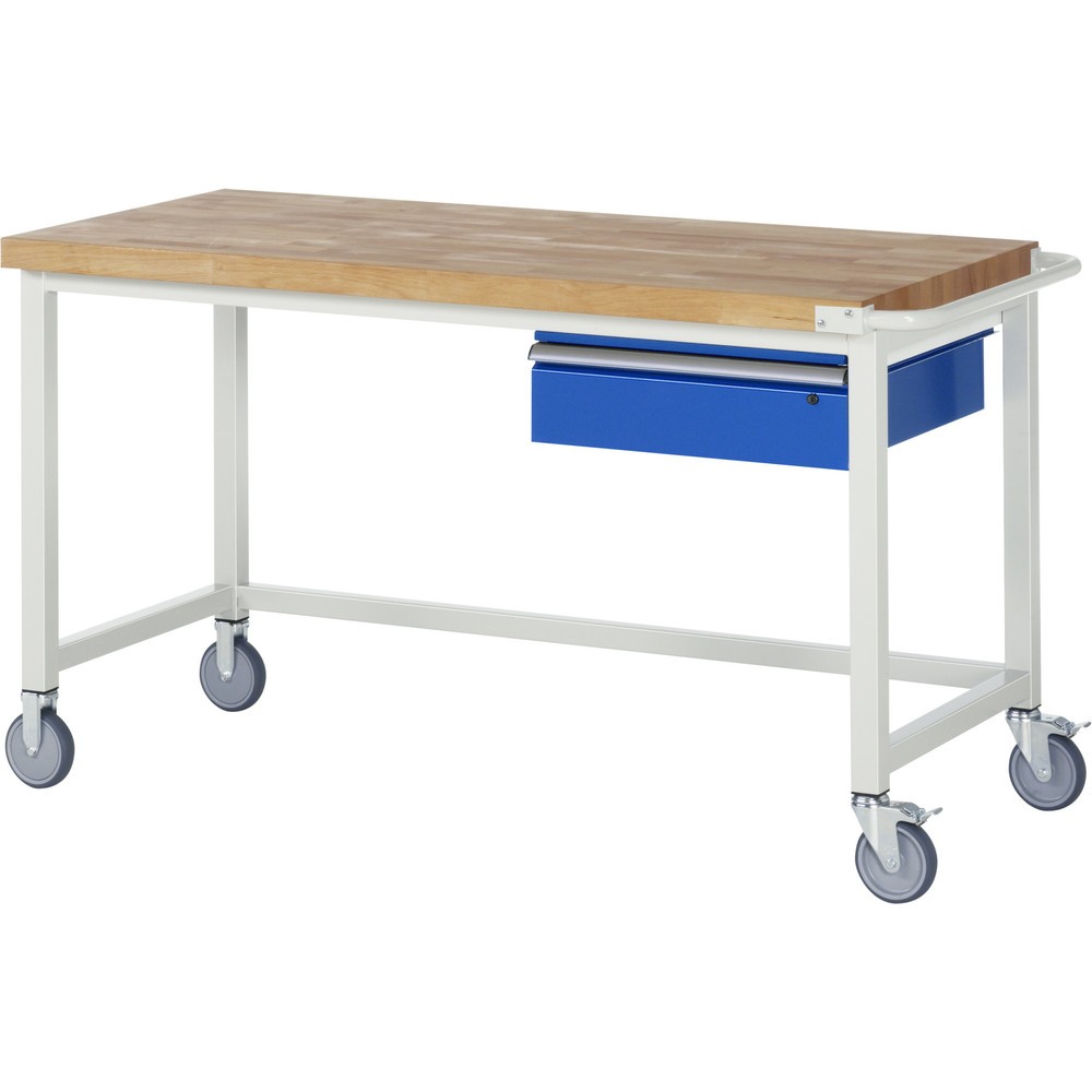 Immagine del prodotto: RAU Banco da lavoro mobile Serie 8000, HxLxP 880 x 1.500 x 700 mm, con 1 cassetto a destra