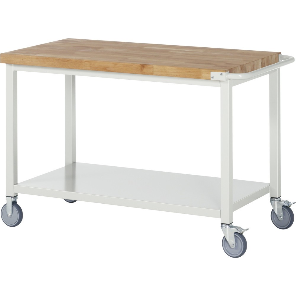 Immagine del prodotto n. 1: Banco da lavoro mobile RAU serie 8000, HxLxP 880-1.080 x 1.250 x 700 mm, piano di 1 appoggio profondità 650 mm