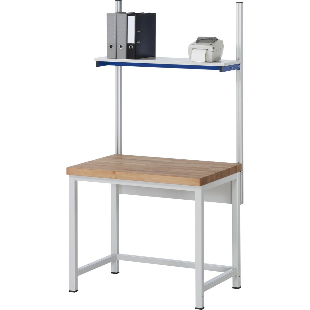 Immagine del prodotto n. 6: Banco da lavoro pesante RAU serie 8000, 1 piano di appoggio, profondità 650 mm, AxLxP 840-1.040 x 1.000 x 900 mm