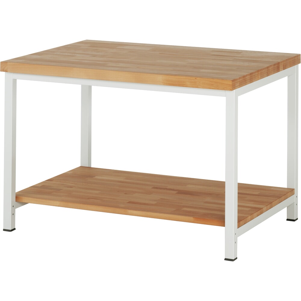 Immagine del prodotto: RAU Banco da lavoro Serie 8000, HxLxP 840-1.040 x 1.250 x 900 mm, piano di appoggio inferiore