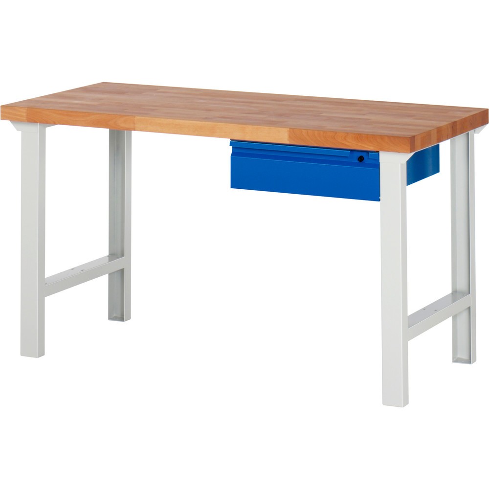 Immagine del prodotto: Banco da lavoro Steinbock®, con cassetti, AxLxP 840 x 1.500 x 700 mm, RAL 7035/5010