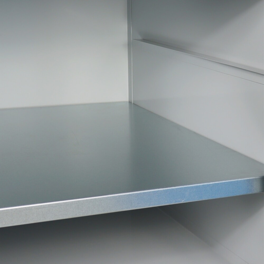 Immagine del prodotto n. 5: Banco da lavoro Steinbock® Extra, 4 cassetti, 1 scomparto per scaffali, 1 anta, portata 500 kg, AxLxP 840 x 1.700 x 600 mm, RAL 7035/7016