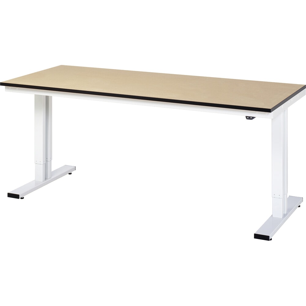 Imagen del producto: Banco de trabajo RAU con ajuste de altura eléctrico, serie adlatus 300, H x A x F 720-1.120 x 2.000 x 800 mm, tablero MDF