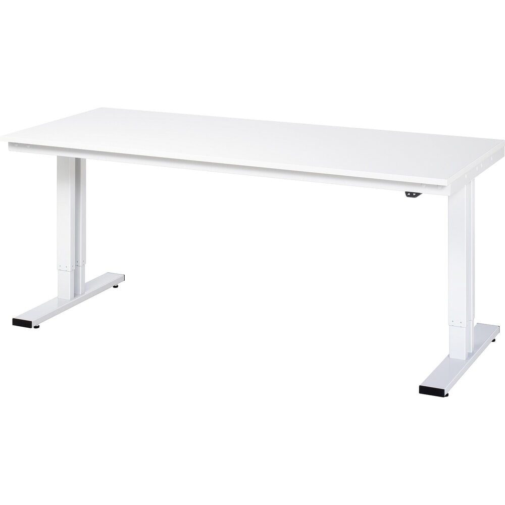 Imagen del producto: Banco de trabajo RAU con ajuste de altura eléctrico, serie adlatus 300, H x A x F 720-1.120 x 2.000 x 800 mm, tablero de trabajo con revestimiento de melamina