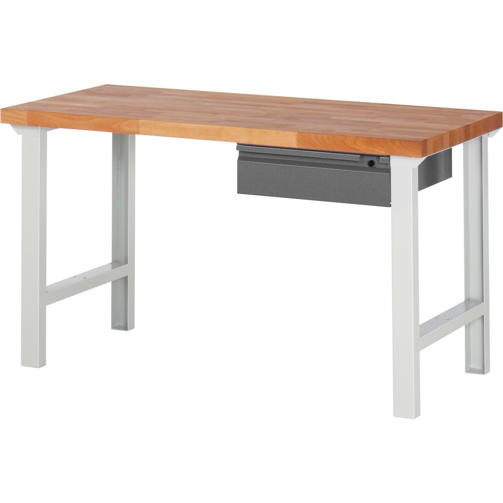 Imagen del producto: Banco de trabajo Steinbock®, con cajón, alto H x An x F 840 x 1500 x 700 mm, RAL 7035/7016
