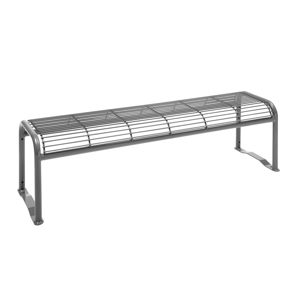 N° de l'image du produit 1 : Banquette en treillis métallique Apollo, sans dossier, rouge rubis