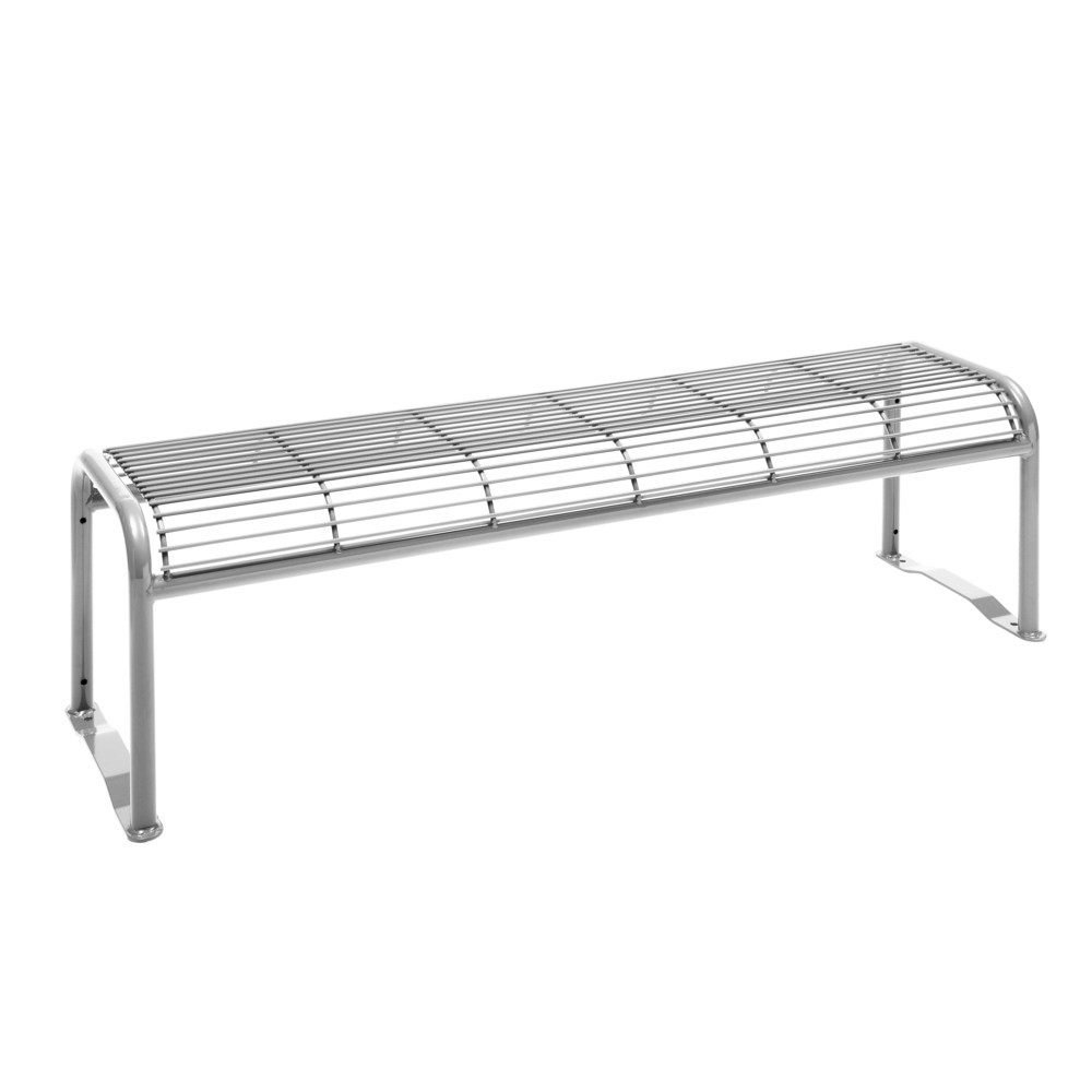 N° de l'image du produit 3 : Banquette en treillis métallique Apollo, sans dossier, rouge rubis