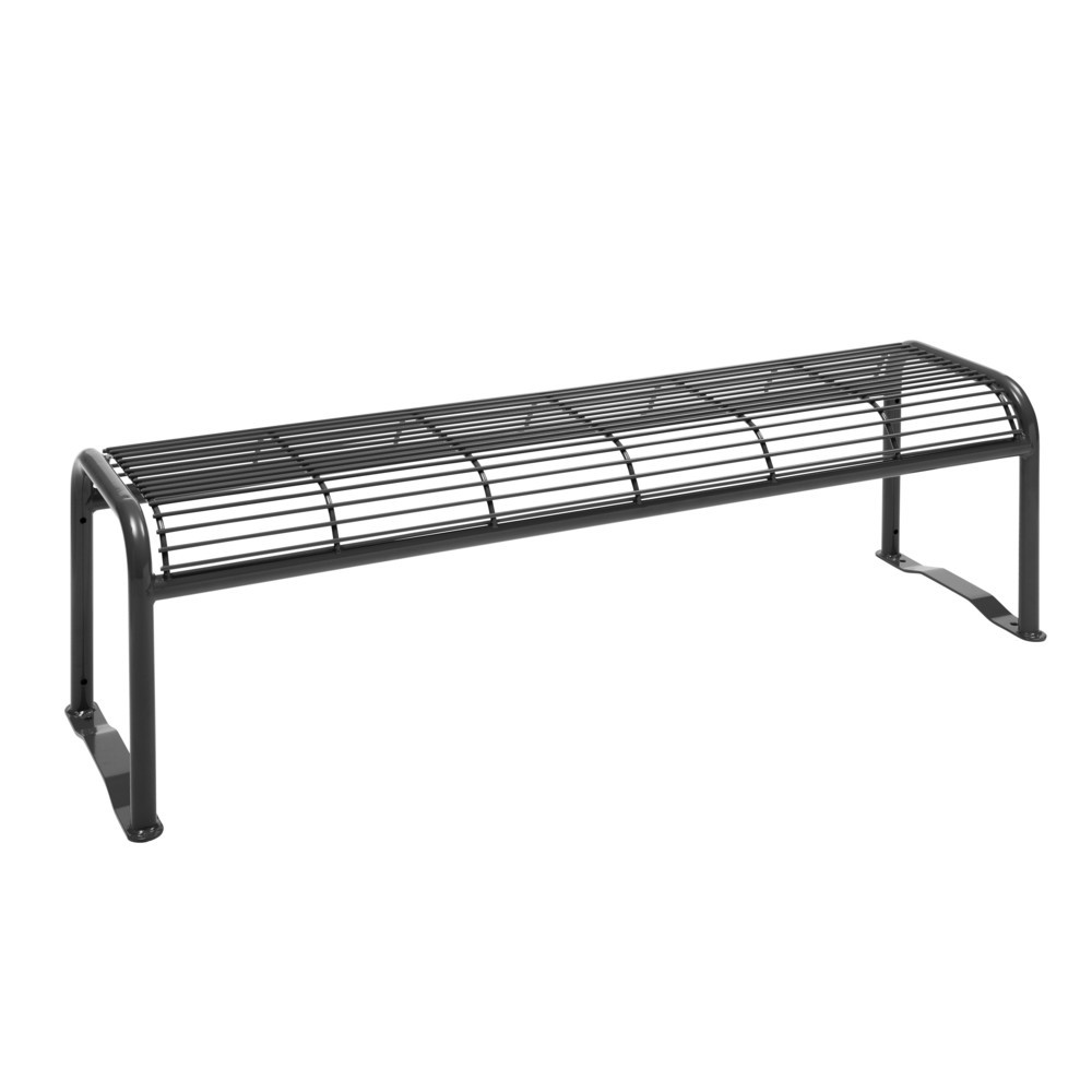 N° de l'image du produit 4 : Banquette en treillis métallique Apollo, sans dossier, rouge rubis