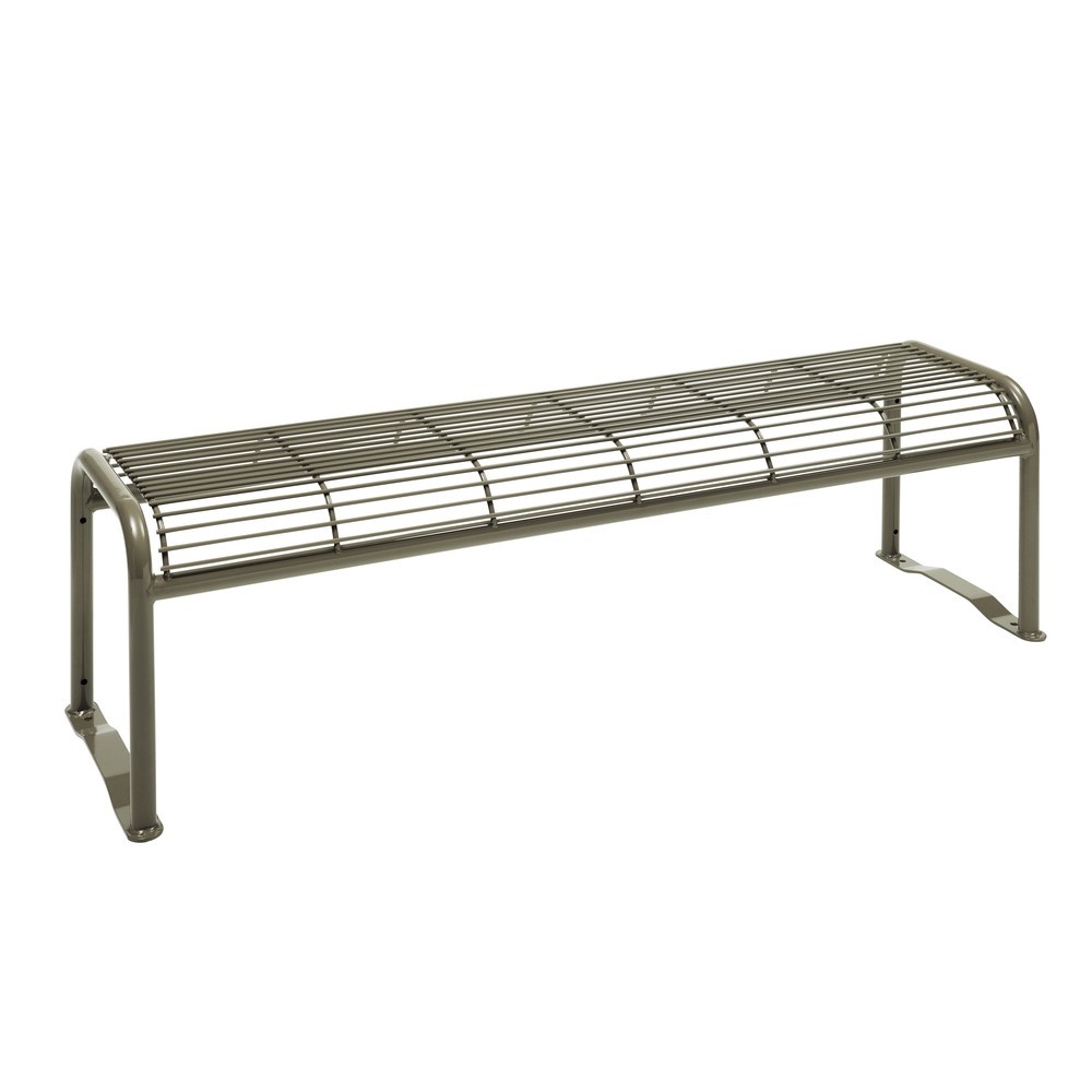N° de l'image du produit 5 : Banquette en treillis métallique Apollo, sans dossier, rouge rubis