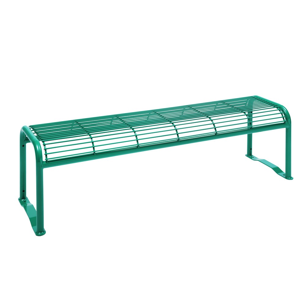 N° de l'image du produit 8 : Banquette en treillis métallique Apollo, sans dossier, rouge rubis