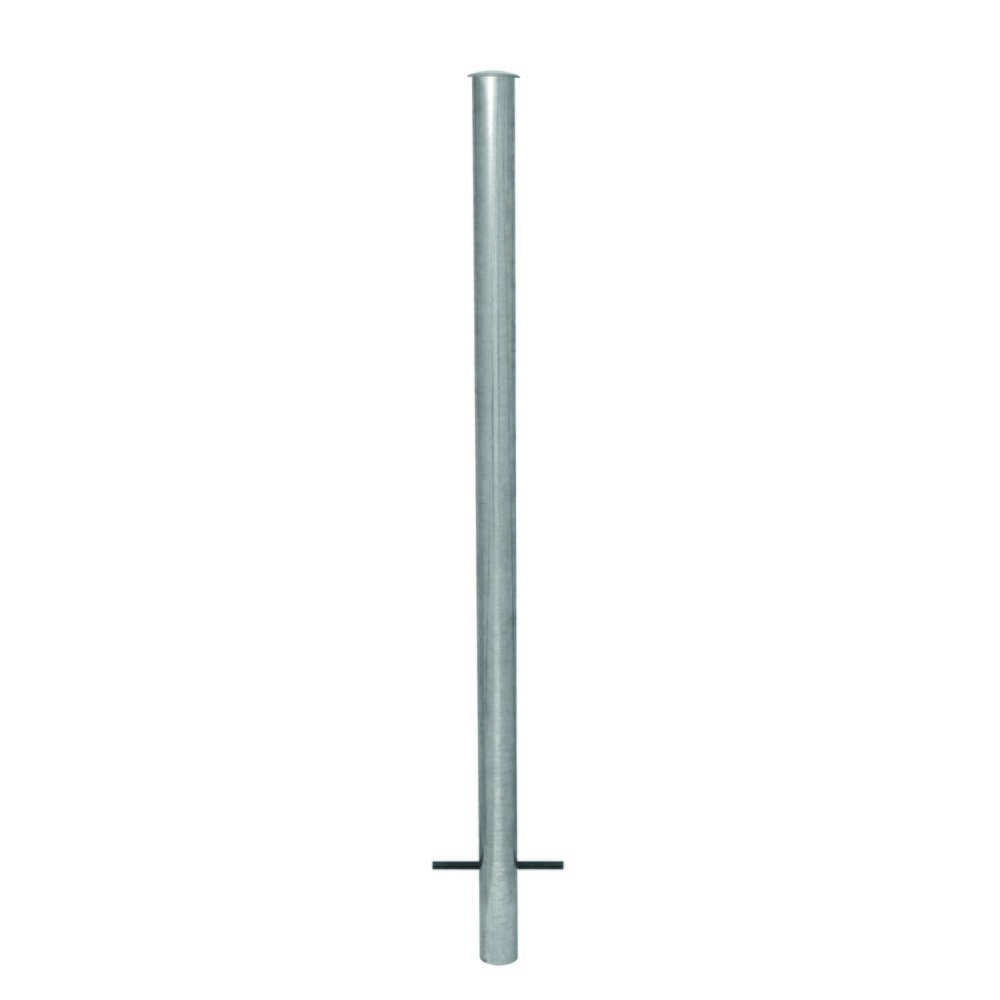 Zdjęcie produktu: Bariera systemowa URBAN, rura pionowa, Ø 60 mm, wysokość nad podłożem 1000 mm, do osadzenia w betonie, ocynkowana ogniowo