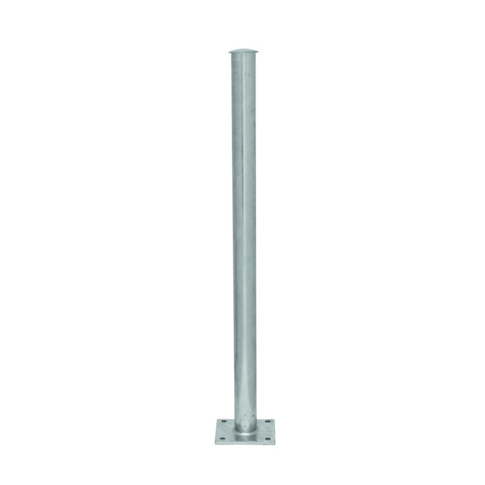 Zdjęcie produktu: Bariera systemowa URBAN, rura pionowa, Ø 60 mm, wysokość nad podłożem 1000 mm, do mocowania kołkowego, ocynkowana ogniowo