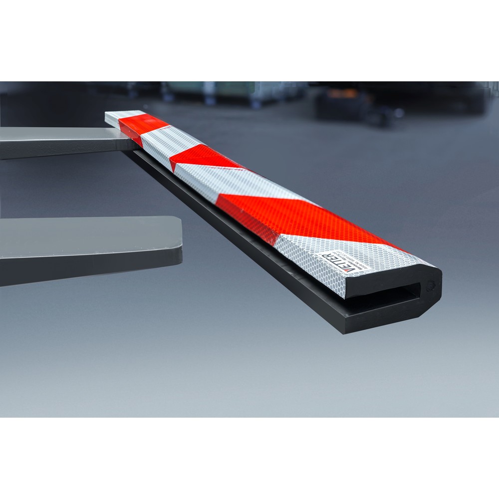 Immagine del prodotto n. 10: Barra di segnalazione VETTER® ZEBRA per forche con magneti, AxLuxP 80 x 1.000 x 45 mm