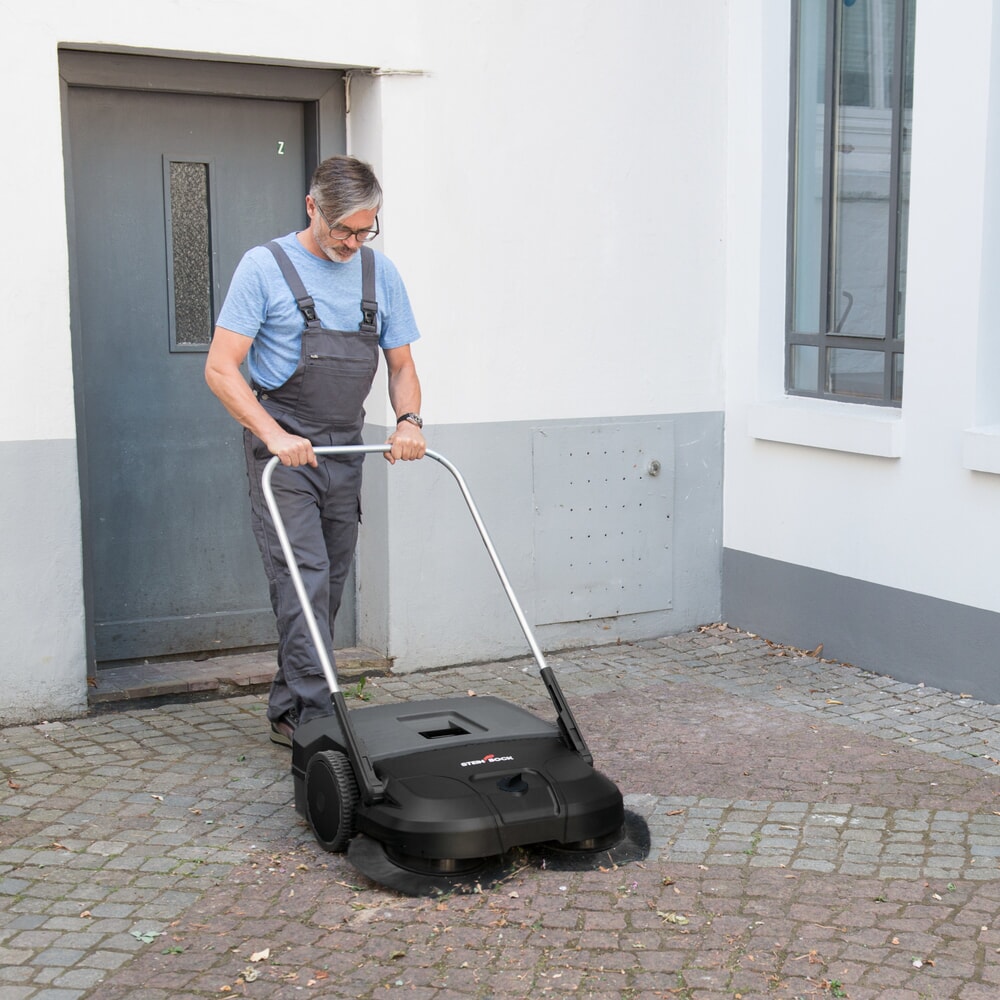 Número de imagen del producto 16: Barredora Steinbock® Turbo, manual, anchura de barrido 750 mm, RAL 7016 gris antracita