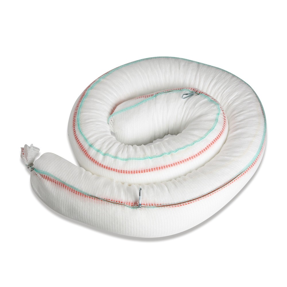 Immagine del prodotto: Barriera di assorbimento per olio, Ø 130 mm, lunghezza 3 m, 4 pz./SU, bianco