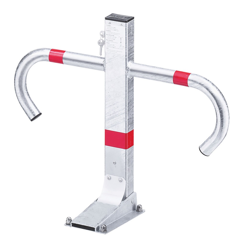Illustration du produit: URBANUS Barrière flexible, inclinaison jusqu’à 45°, hauteur 600 mm