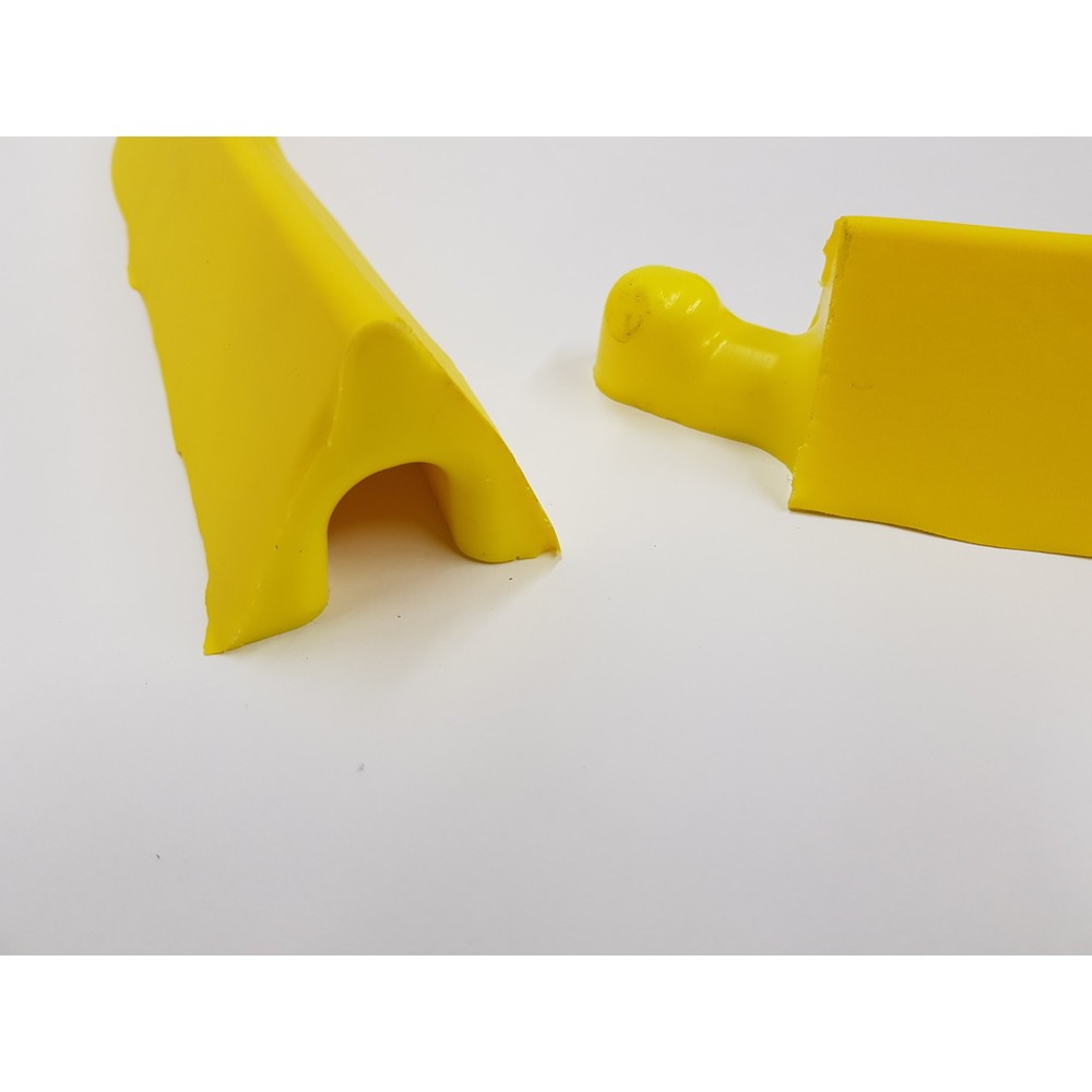 N° de l'image du produit 2 : Barrière, protection des canalisations réutilisable, LxlxH 2 000 x 50 x 60 mm