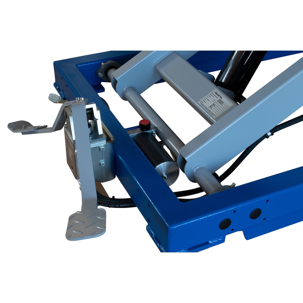 BARTH Montage-Hubtischwagen H600 mit Multiplex-Arbeitsplatte, Tragkraft 600 kg, Plattform 2.000 x 1.015 x 30 mm Produktabbildung Nr. 2: BARTH Montage-Hubtischwagen H600 mit Multiplex-Arbeitsplatte, Tragkraft 600 kg, Plattform 2.000 x 1.015 x 30 mm