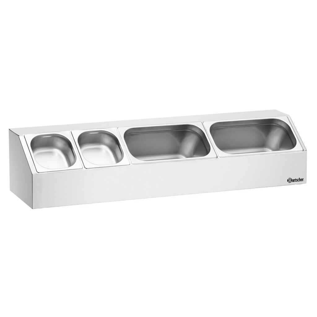 Bartscher Aufsatzbord, 3x1/3GN, T150 Produktabbildung: Bartscher Aufsatzbord, 3x1/3GN, T150