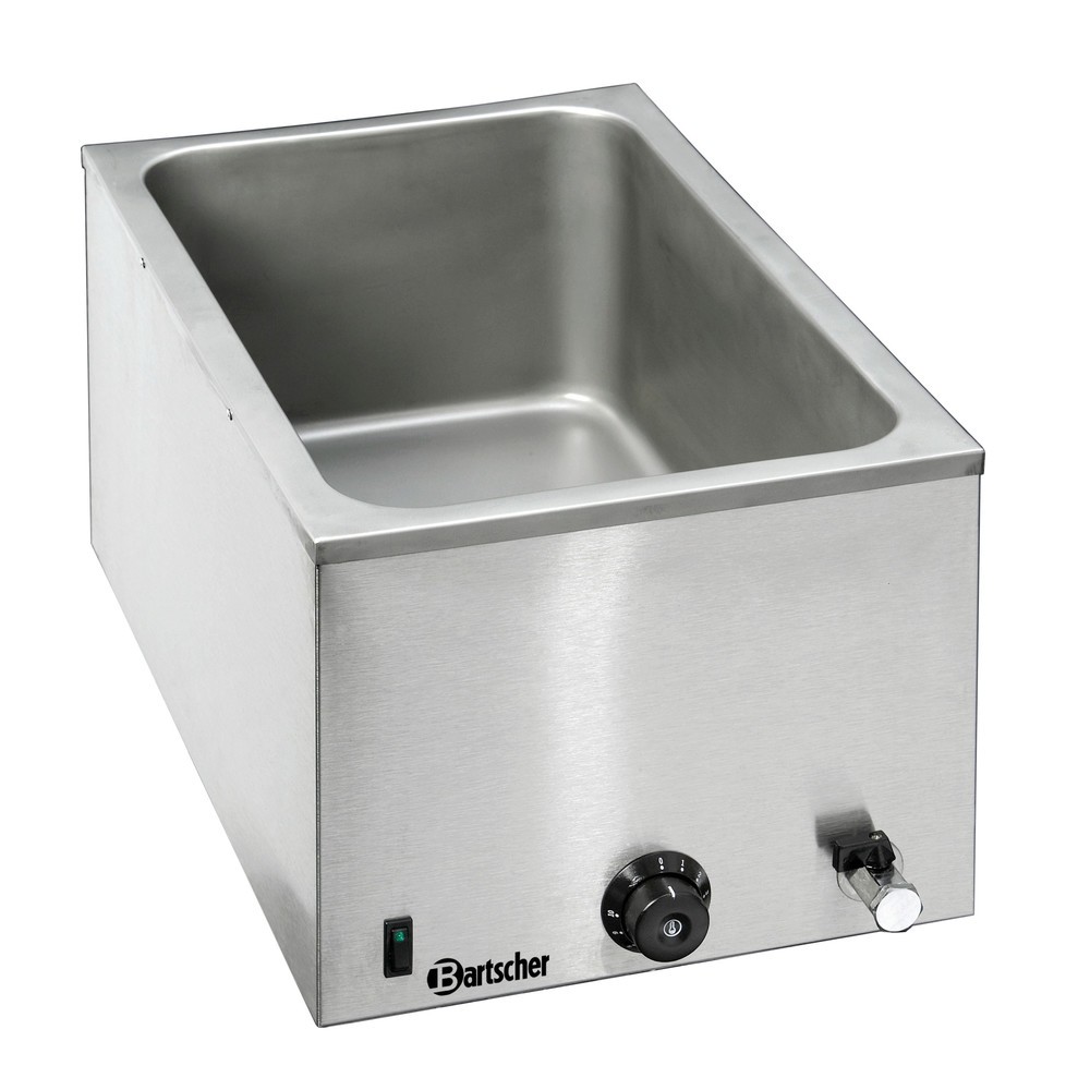 Produktabbildung: Bartscher Bain Marie, 1/1GN, 200mm, mit Hahn