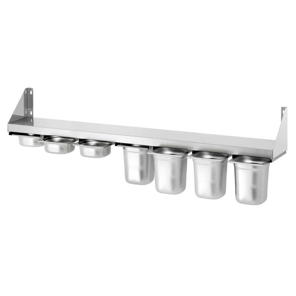 Bartscher Gewürzbord, 7x1/6GN Produktabbildung: Bartscher Gewürzbord, 7x1/6GN